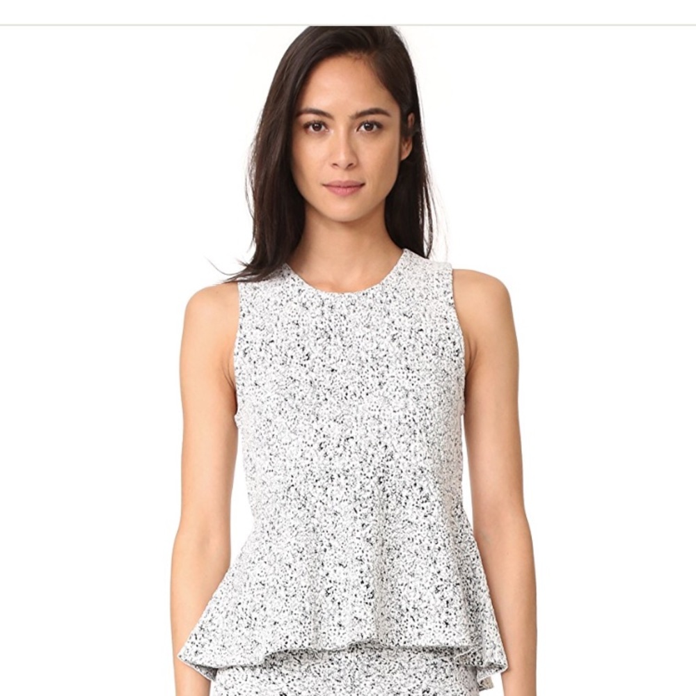 Theory peplum style top